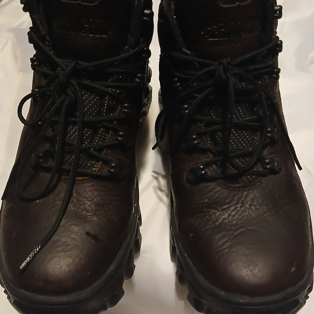 Rocky Men’s Jungle Hiker Brown Leather Boots Sz 6.5 Waterproof Style RKS0274
